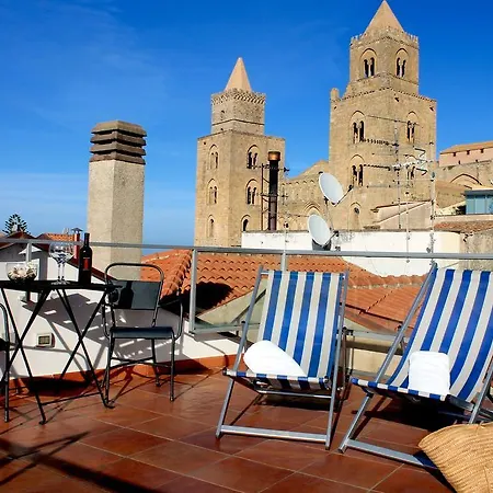 Apartamento Penthouse Duomo Cefalú Exterior foto